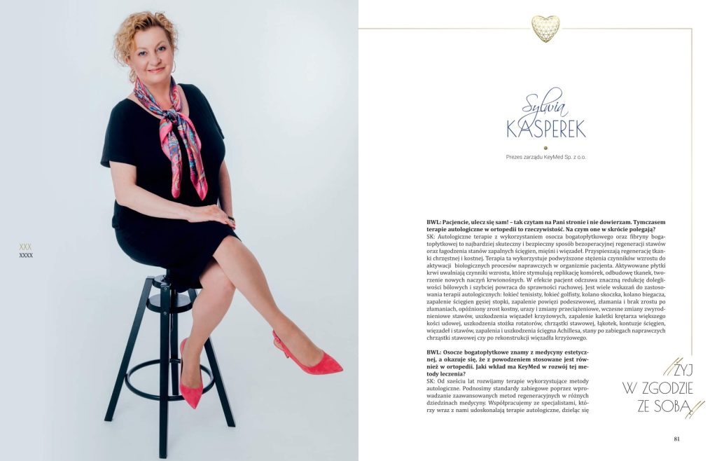 Prezeska Keymed Sylwia Kasperek dla Bussines Women & Life